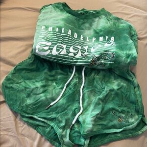 Green Philadelphia Eagles Tie-Dye Set